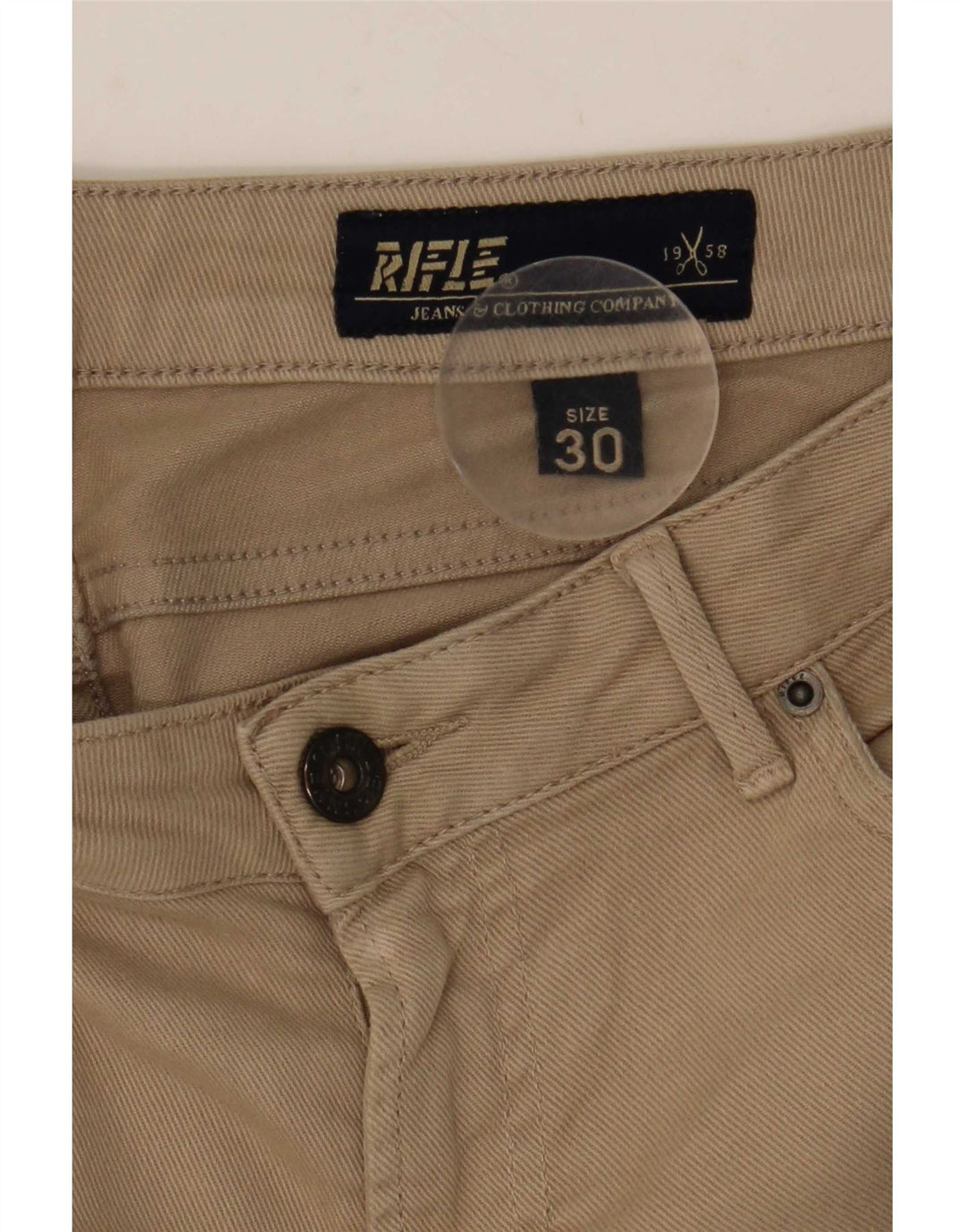 Rifle Damen Skinny Jeans W30 L29 Beige