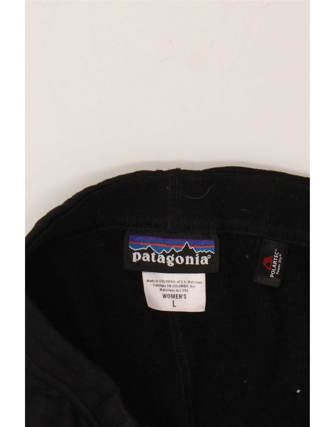 Patagonia Damen Polartec Leggings UK 16 Large Schwarz Polyester