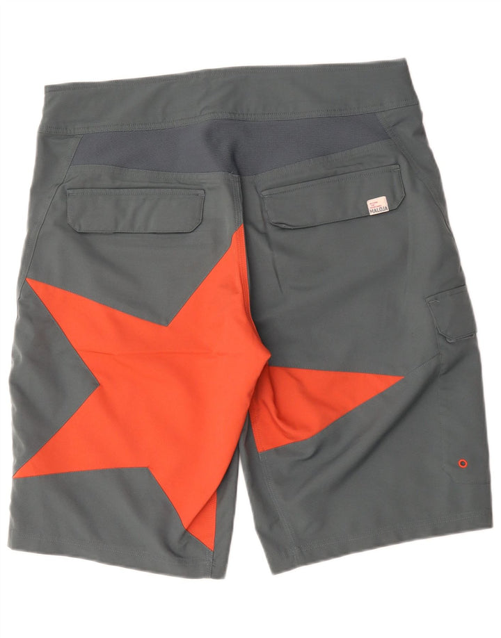 Maloja Herren Graphic Cargo Shorts Large W36 Grau Polyester