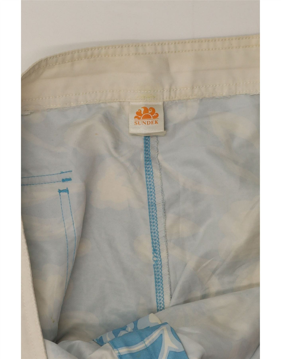 Sundek Herren Badeshorts XL Blau geblümt