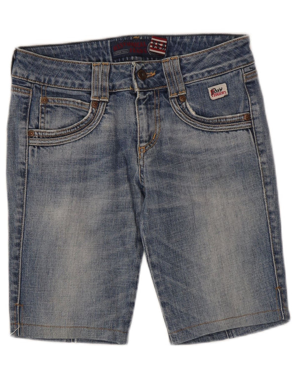 Roy Rogers Damen-Jeansshorts mit niedriger Taille, W25, XS, Blau