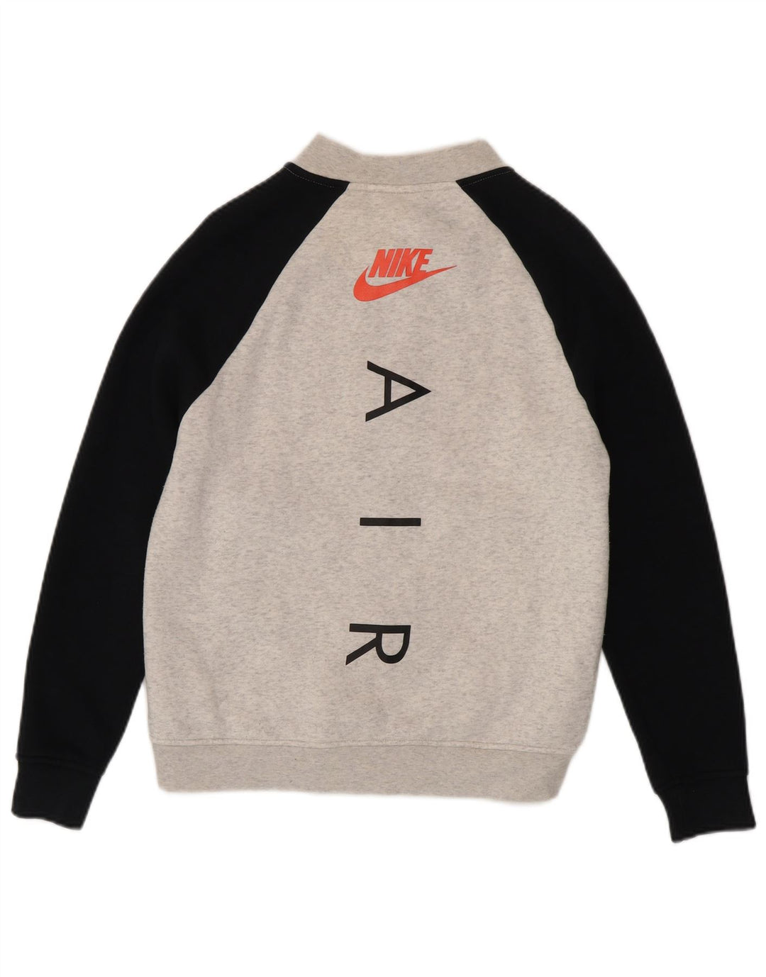 Nike Herren-Trainingsanzugoberteil mit Grafik, Größe S, Grau, Colourblock-Baumwolle
