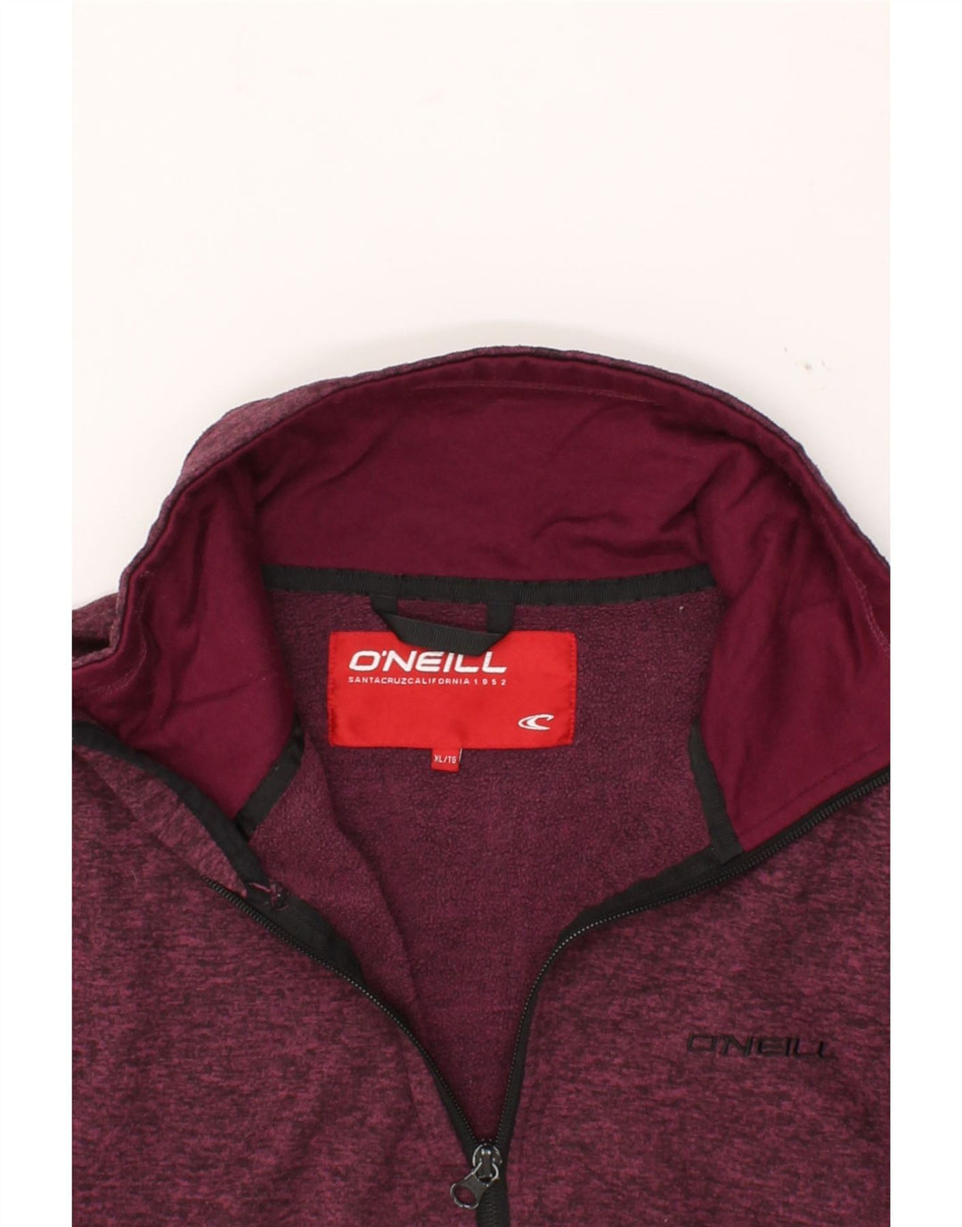 O'NEILL Womens Tracksuit Top Jacket UK 18 XL Burgundy Polyester Vintage O'Neill and Second-Hand O'Neill from Messina Hembry 