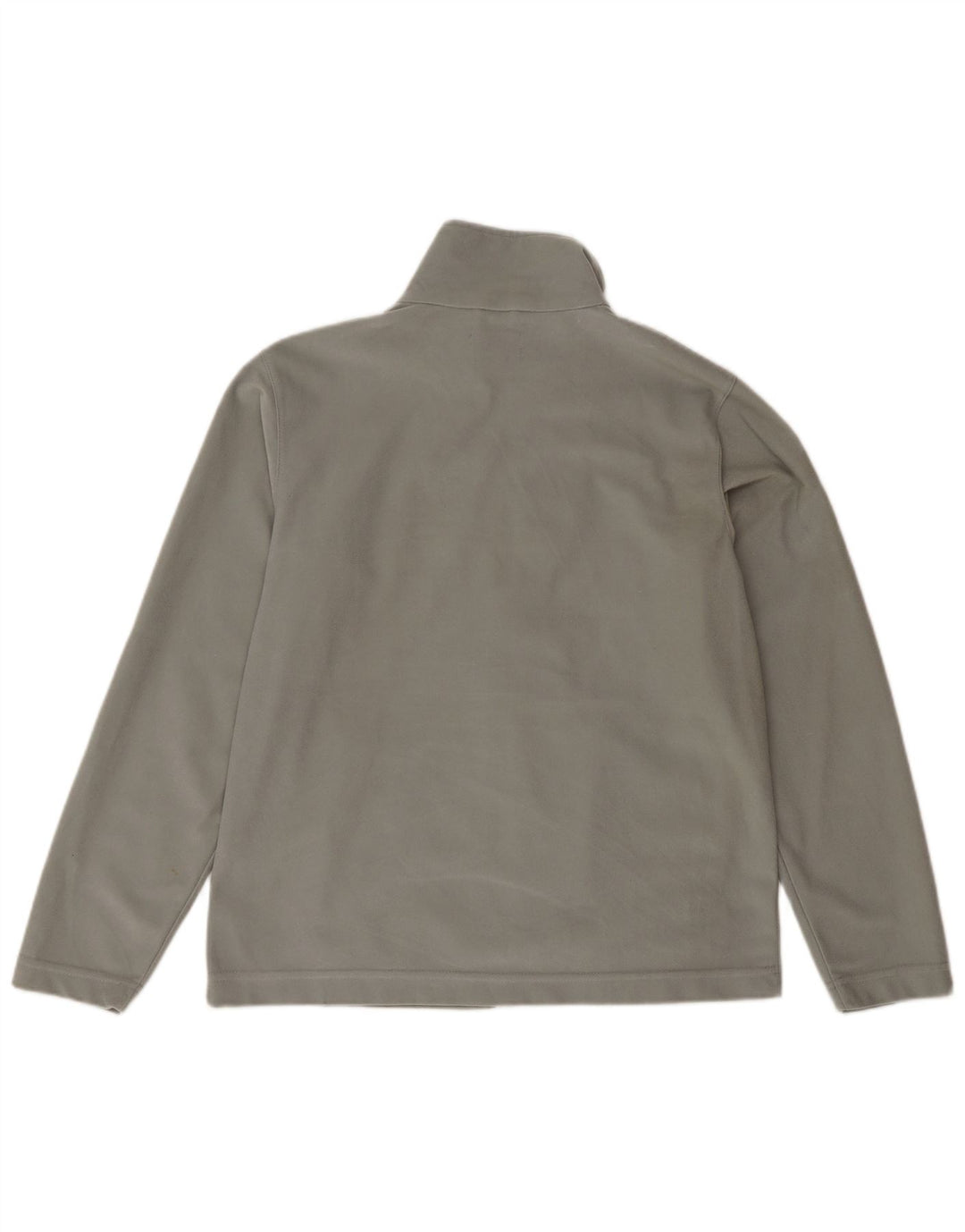 Kappa Herren-Trainingsanzugoberteil aus mittelgrauem Colourblock-Polyester