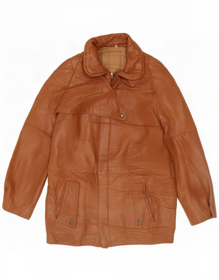 Vintage Herren Lederjacke IT 50 Large Braun