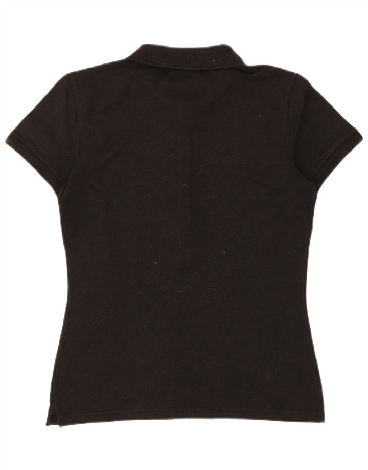 Lacoste Damen Poloshirt Größe 38 Mittelschwarze Baumwolle