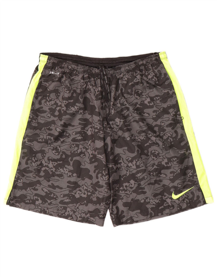 Nike Herren Dri Fit Sportshorts, groß, aus schwarzem Polyester