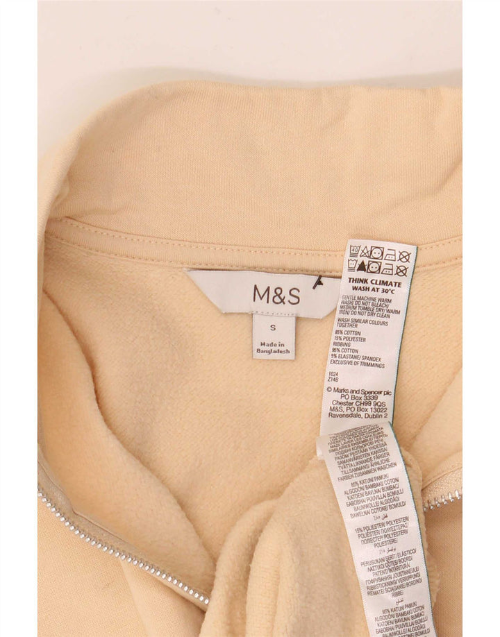 Marks & Spencer Damen-Sweatshirt in Übergröße, Gr. 10, Größe S, Beige