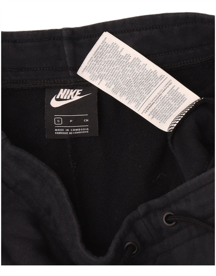 Nike Damen Sportshorts UK 10 Small Schwarz Baumwolle