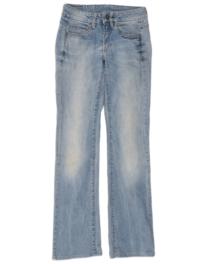 G-Star Damen Bootcut Jeans W24 L29 Blaue Baumwolle