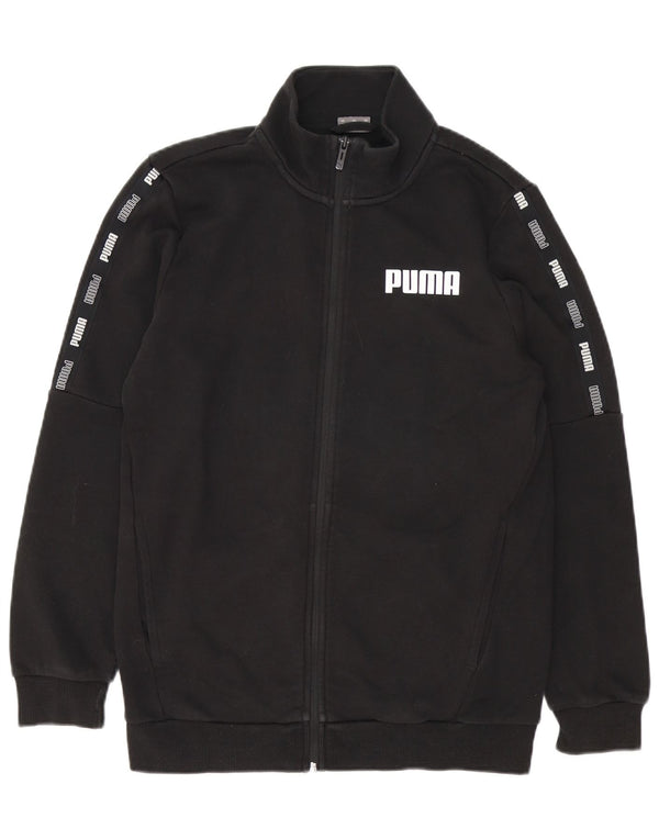 PUMA Herren Grafik-Trainingsanzug-Oberteil, Jacke, Größe S, Schwarz