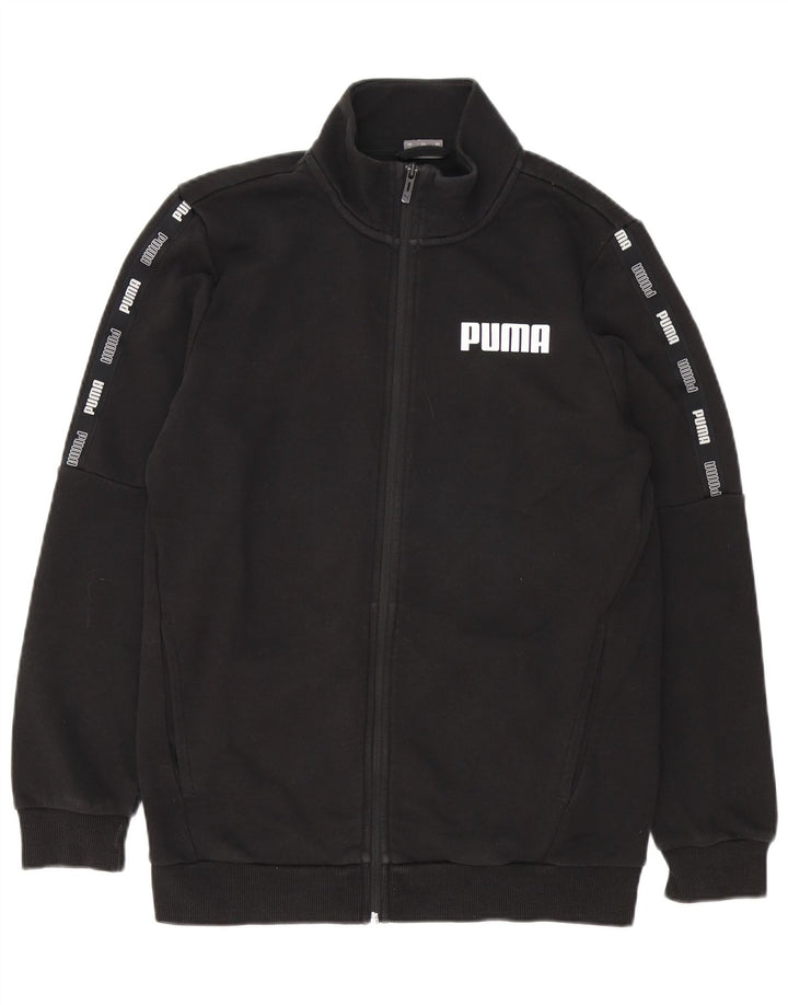 PUMA Herren Grafik-Trainingsanzug-Oberteil, Jacke, Größe S, Schwarz