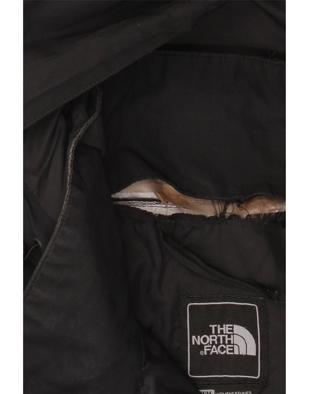 The North Face Damen-Trenchcoat mit Kapuze, UK 14, Mittelschwarz, Polyester