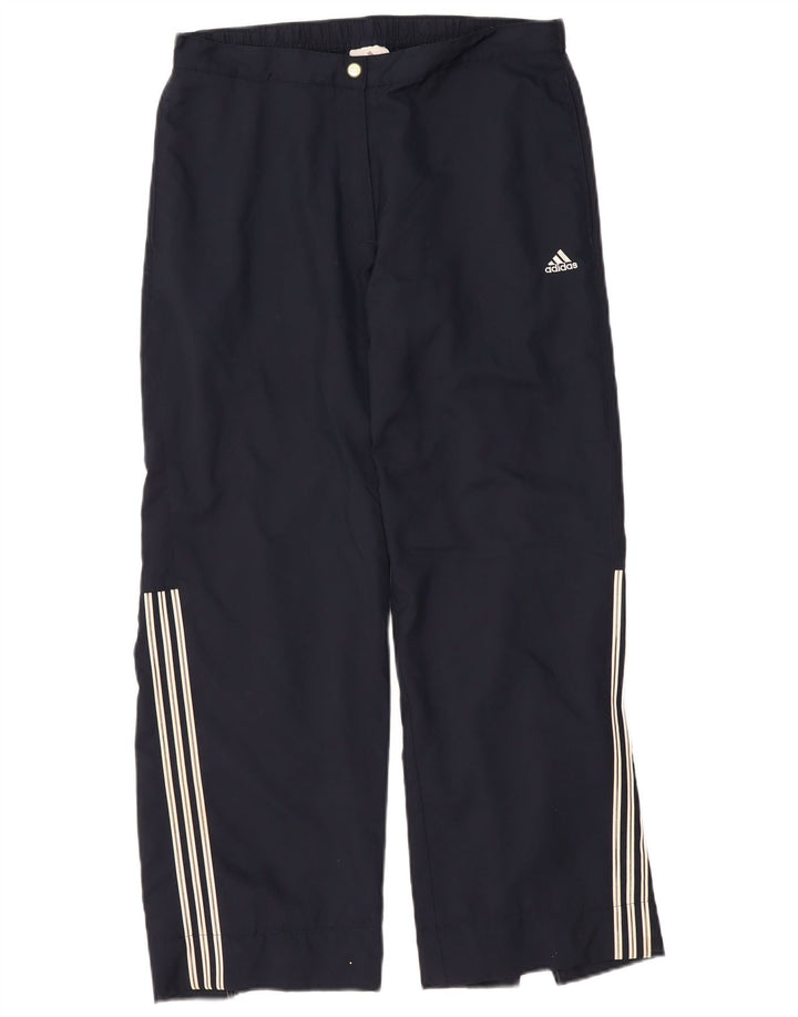 ADIDAS Damen-Trainingshose, UK 16, Größe L, Marineblau, Polyester