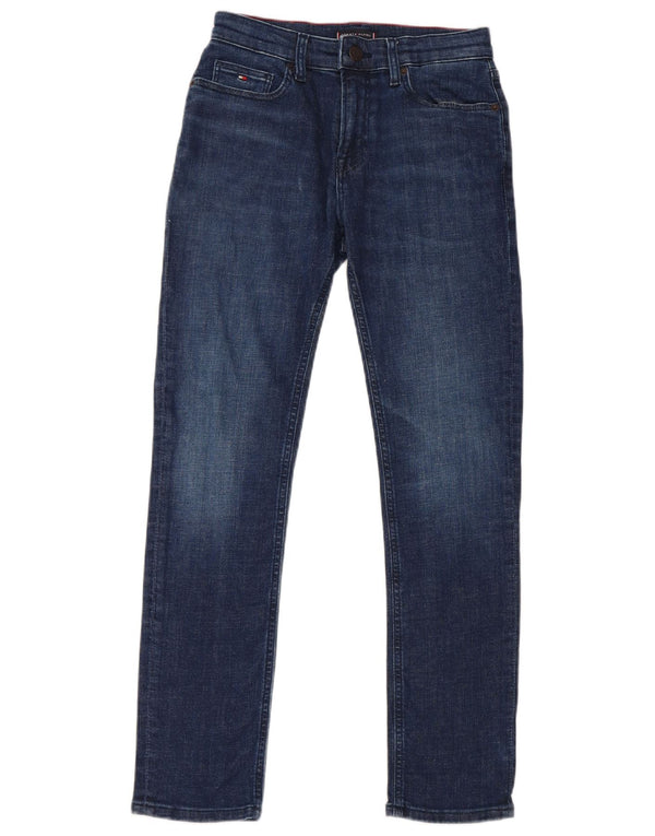Tommy Hilfiger Slim Jeans für Jungen, 11–12 Jahre, W24 L26, blaue Baumwolle
