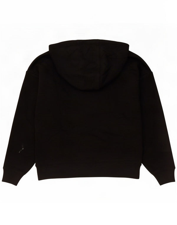 Fila Damen Kapuzenpullover UK 14 Mittelschwarze Baumwolle