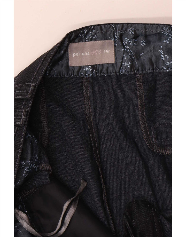 Marks & Spencer Damen Per Una Bootcut Jeans UK 14 Medium W30 L30 Marineblau