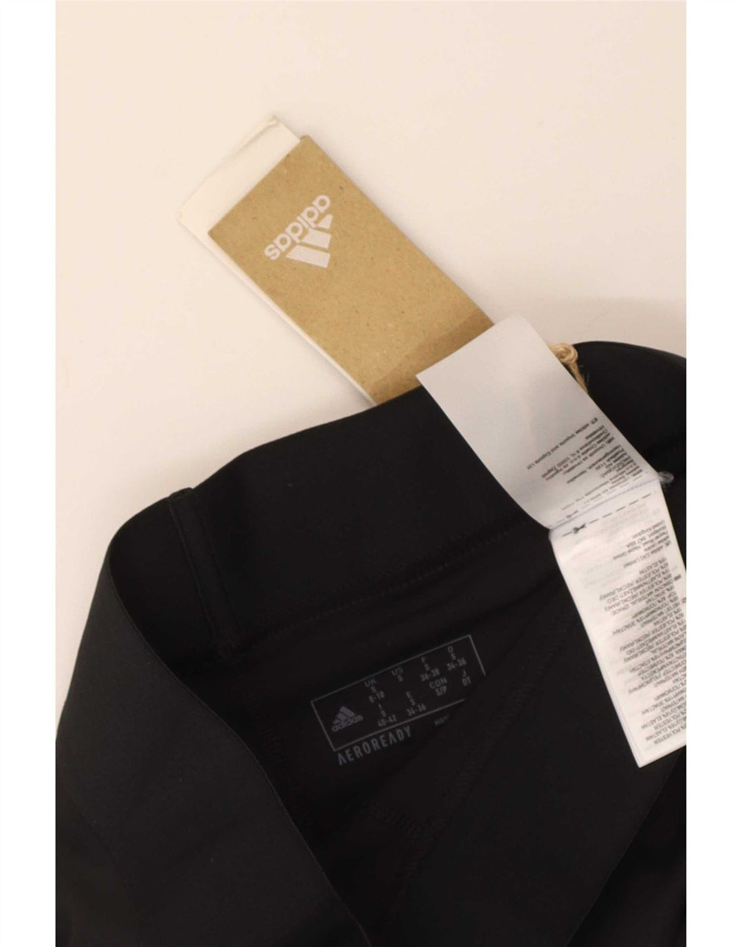 Adidas Damen Aeroready Leggings UK 8/10 Small Schwarz Polyester