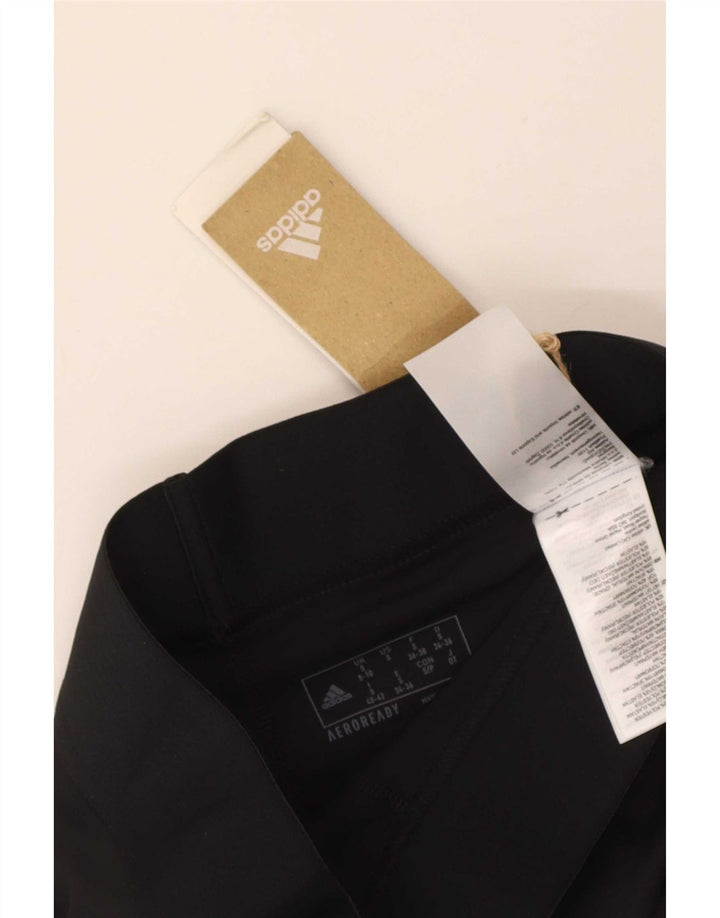 Adidas Damen Aeroready Leggings UK 8/10 Small Schwarz Polyester