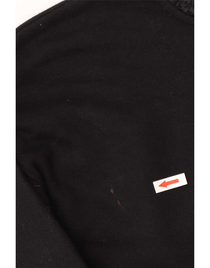 Zara Damen-Bluse mit langen Ärmeln, übergroß, Gr. 10, Größe S, Schwarz, Baumwolle