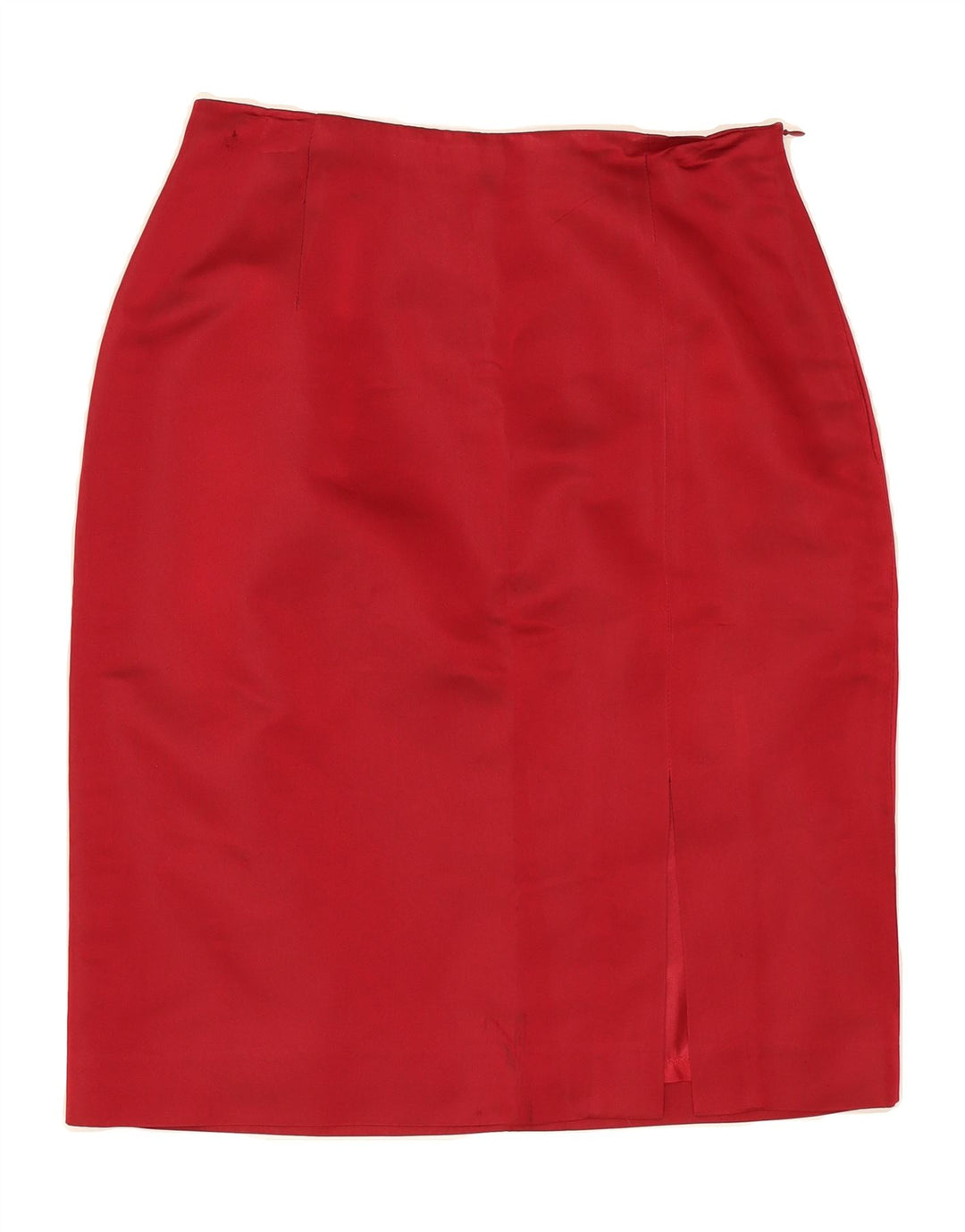 MISSTWIDD Womens High Waist Pencil Skirt IT 42 Medium W26 Red Acetate Vintage Misstwidd and Second-Hand Misstwidd from Messina Hembry 