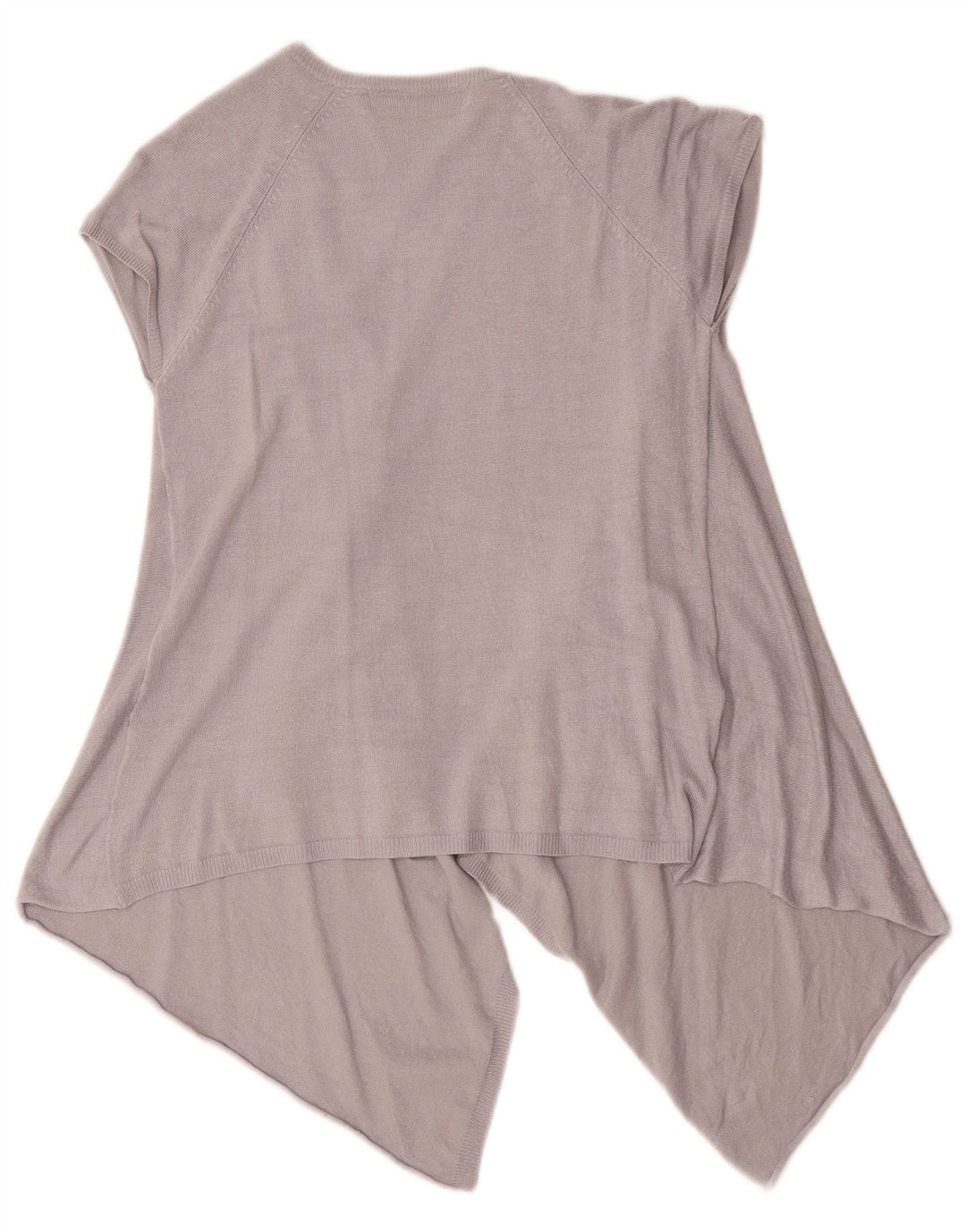 Zara Damen Asymmetrisches offenes Cardigan-Oberteil UK 10 Small Grau