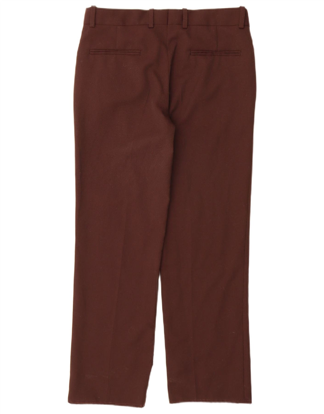 Gerade Chino-Hose für Damen von Zara, Größe S, W26, L28, Braun, Polyester