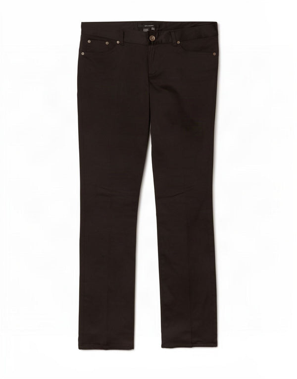 Gerade Freizeithose für Damen von Zara, EU 38, Größe S, W28, L34, Schwarz, Polyester