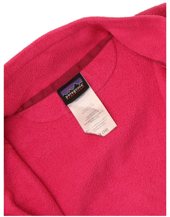 Patagonia Fleecejacke für Mädchen, 9–10 Jahre, mittelrosa, Polyester