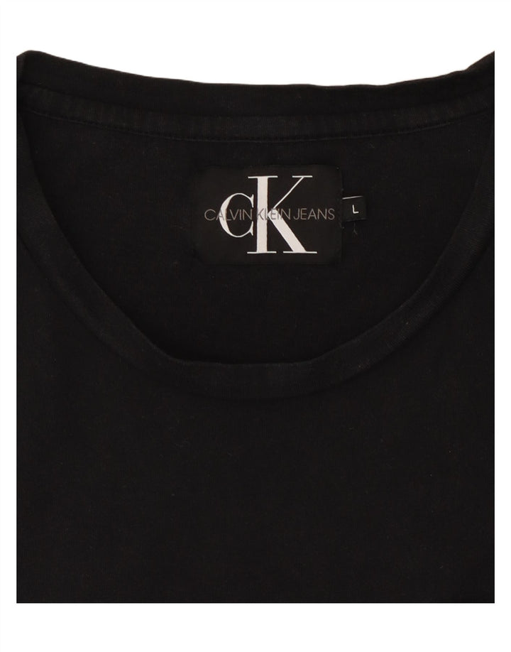 CALVIN KLEIN JEANS Herren T-Shirt Top Large Schwarz