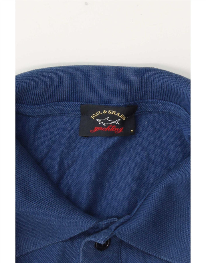 Paul & Shark Herren Yachting Langarm-Poloshirt Mittelblau