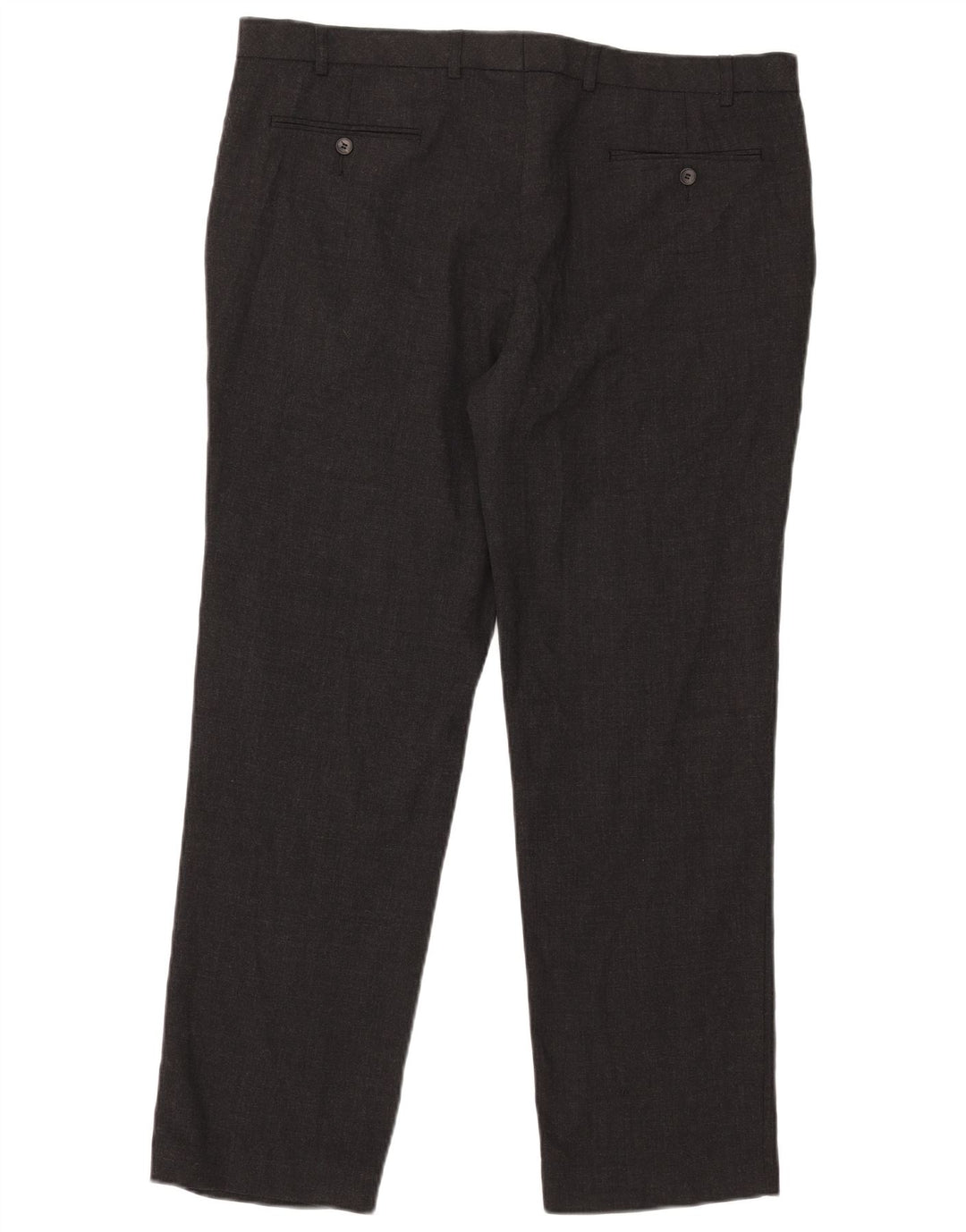 Marks & Spencer Maßgeschneiderte, gerade Anzughose für Herren, W40, L31, graue Wolle