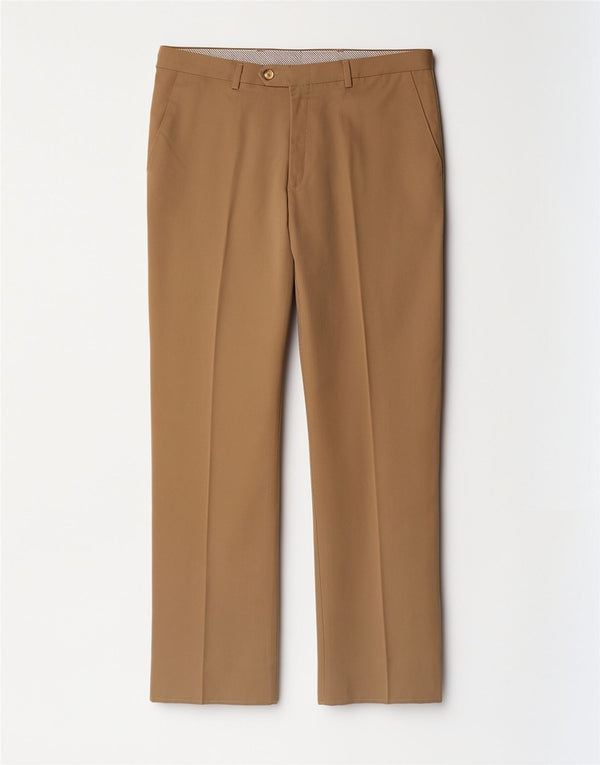 Tessuti Lanerossi Herren-Anzughose mit Pegged, Größe 52, XL, W34, L32, Beige