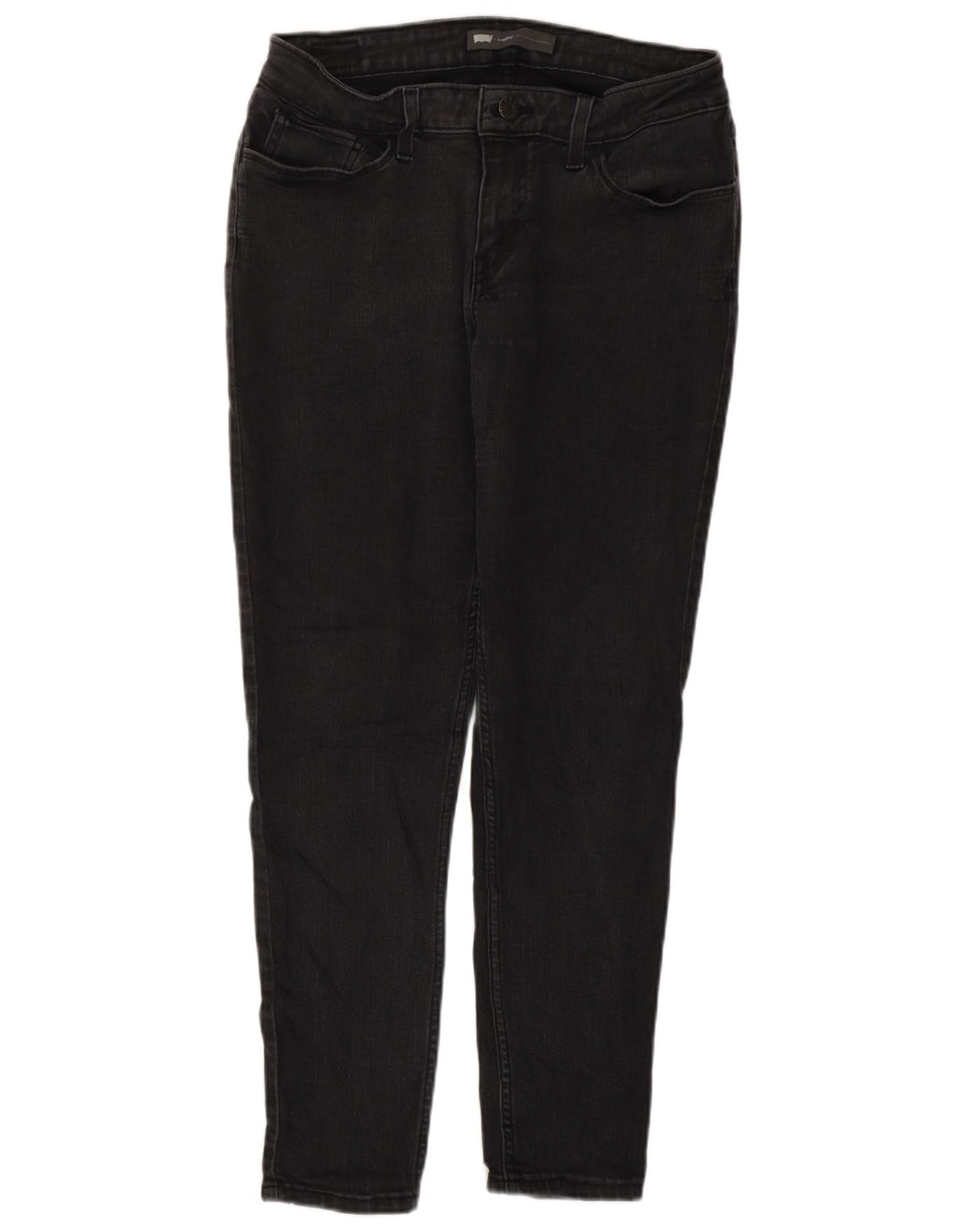 Levi's Damen Legging Skinny Jeans W30 L28 Graue Baumwolle