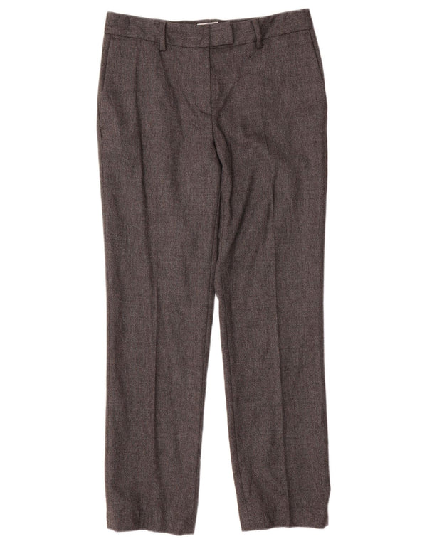 Cerruti 1881 Damen gerade Anzughose IT 40 Small W28 L26 Graue Viskose