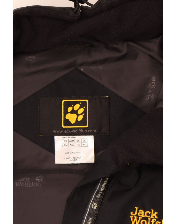 Jack Wolfskin Herren Wattierte Weste UK 42 XL Schwarz Polyester