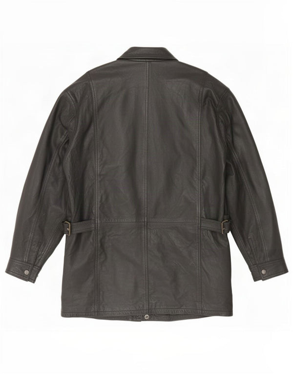Vintage Herren Lederjacke UK 42 XL Schwarz