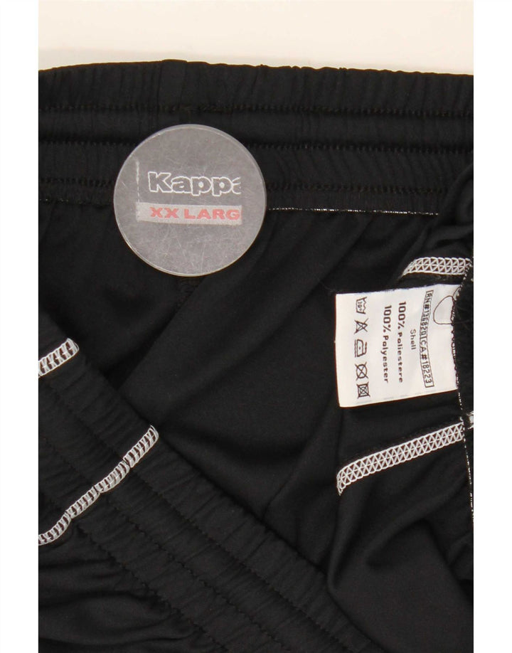 Kappa Herren Graphic Sport Shorts 2XL Schwarz Polyester