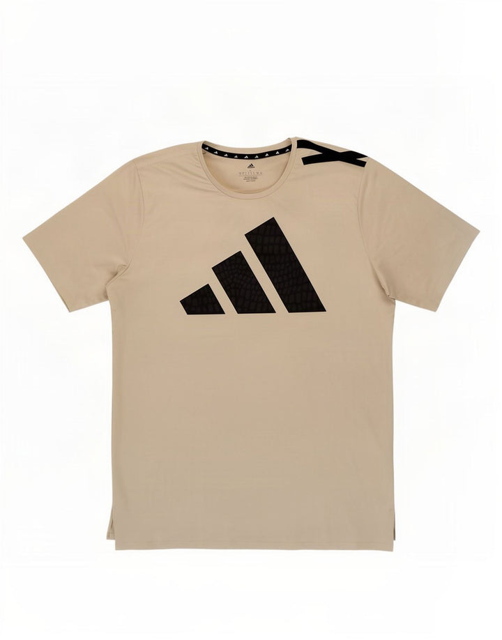 Adidas Herren Grafik T-Shirt Top Large Off White