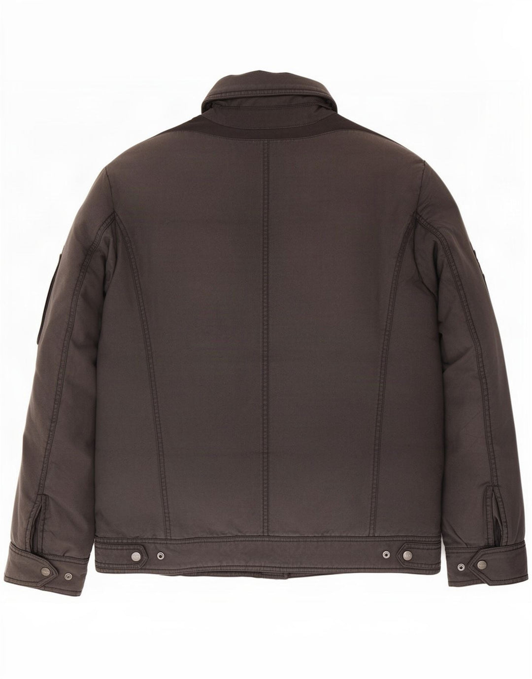 Geox Damen Respira Wattierte Jacke UK 16 Large Grau Polyamid
