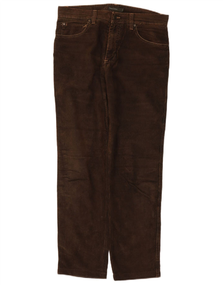 HENRY COTTONS Gerade Cordhose für Herren, W33, L30, Braun