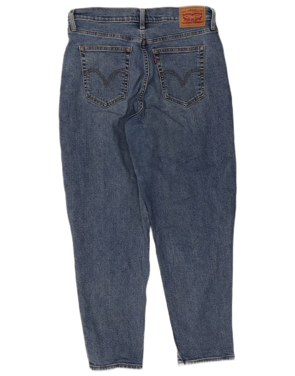 Levi's Damen Mom Jean High Waist Tapered Jeans W31 L27 Blaue Baumwolle