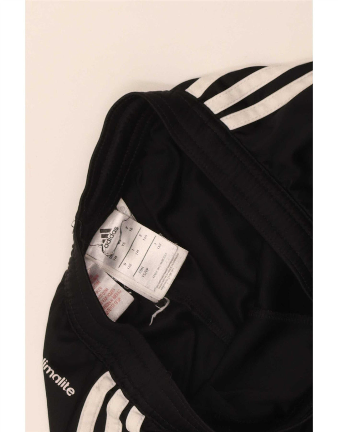 Adidas Climalite Sportshorts für Jungen, 7–8 Jahre, mittelgroß, Schwarz, Farbblock