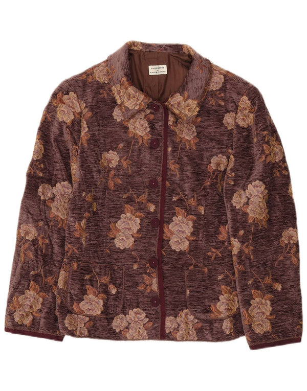 PHILOSOPHY DI ALBERTA FERRETTI Womens Blazer Jacket UK 16 Large Brown
