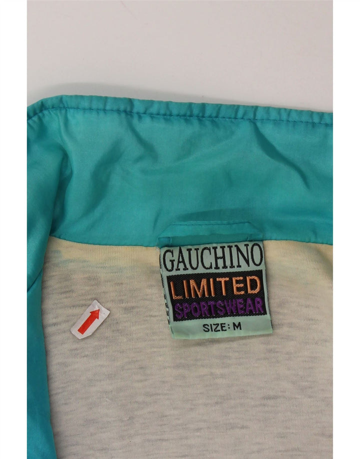 VINTAGE Herren-Trainingsanzugoberteil mit Grafik, mittelgroß, mehrfarbig, Farbblock