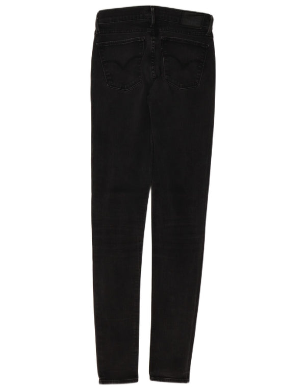 Levi's Damen 710 Super Skinny Jeans W28 L32 Graue Baumwolle