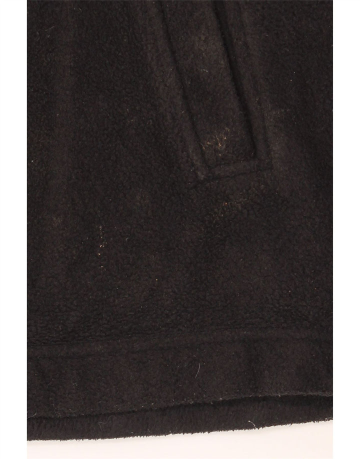 Marks & Spencer Herren Fleecejacke UK 38 Medium Schwarz Polyester