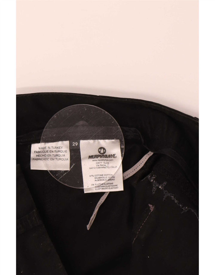 Murphy & Nye Damen Gerader Rock Medium W29 Schwarze Baumwolle