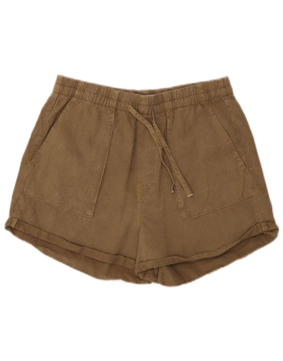 Zara Damen Freizeitshorts XS W24 Khaki