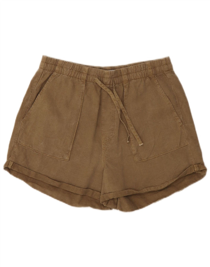 Zara Damen Freizeitshorts XS W24 Khaki